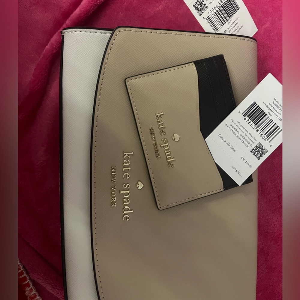 Kate Spade Carson Convertible Crossbody  and card holder